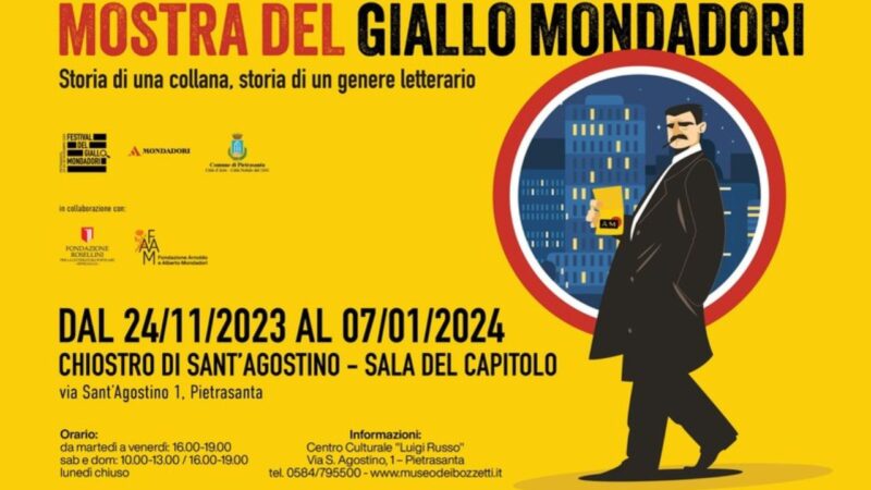 Festival e mostra del Giallo Mondadori a Pietrasanta