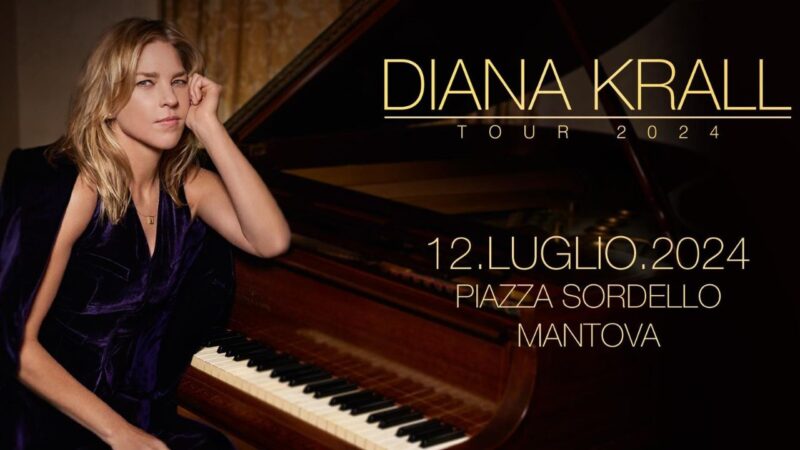 Diana Krall, anche una data a Mantova