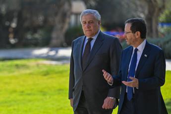 Israele, Tajani incontra Herzog: “Avanti con la soluzione a due stati”
