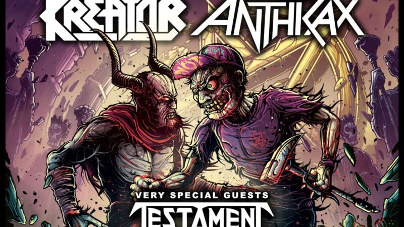 Kreator e Anthrax: una data con i Testament a Milano