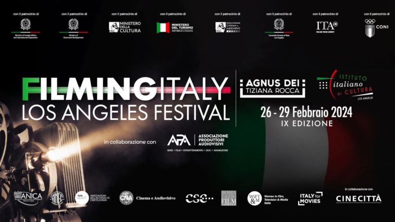 Al via oggi la nona edizione di Filming Italy – Los Angeles: il Festival dal 26 al 29 febbraio 2024