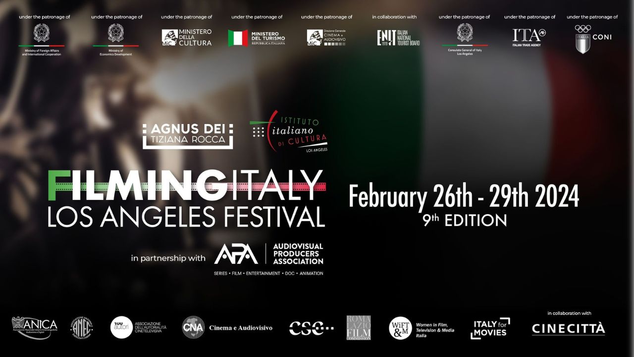 FILMING ITALY LOS ANGELES: Al via la nona edizione – 26 | 29 febbraio 2024