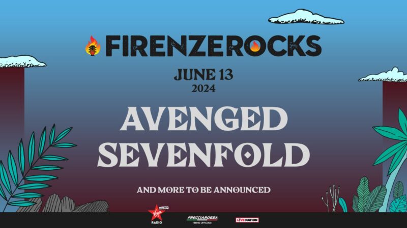 Gli Avenged Sevenfold sono il secondo headliner di Firenze Rocks