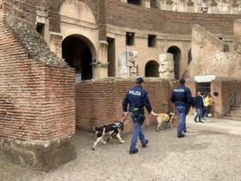 Via Crucis, Colosseo blindato: cani anti esplosivo e artificieri in campo per i controlli – Foto