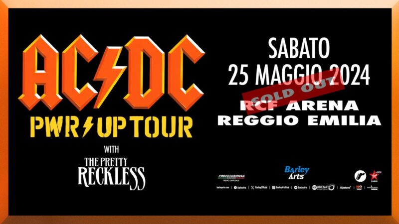 AC/DC Pwr Up Tour: tutti i dettagli dell’evento alla RCF Arena di Reggio Emilia