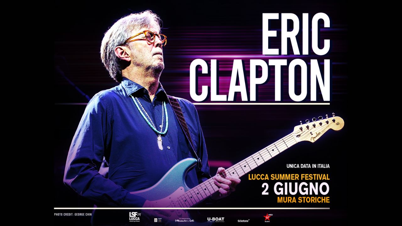 Eric Clapton al Lucca Summer Festival per l’unica data italiana