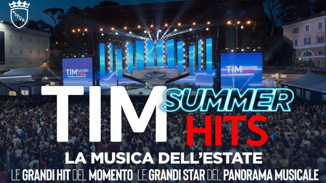 Tim Summer Hits: quattro serate a Roma