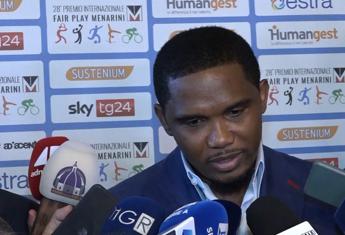 Fair Play Menarini, Eto’o: “Rispetto per gli avversari sempre stato centrale per me”