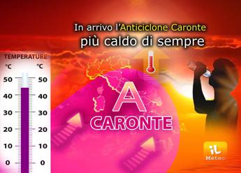 Non c’è pace, è in arrivo l’anticiclone Caronte più caldo di sempre