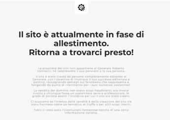 Sito robertovannacci.it non si vende più: “Vogliamo dargli voce, no truffa”