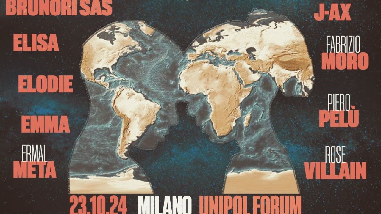 Il 23 ottobre all’Unipol Forum di Milano Assago “Per la pace – Live contro le guerre”