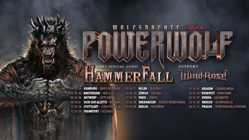 POWERWOLF: la data di Milano è sold out