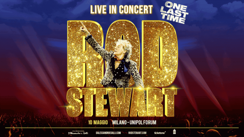 Rod Stewart il 10 maggio all’Unipol Forum di Milano