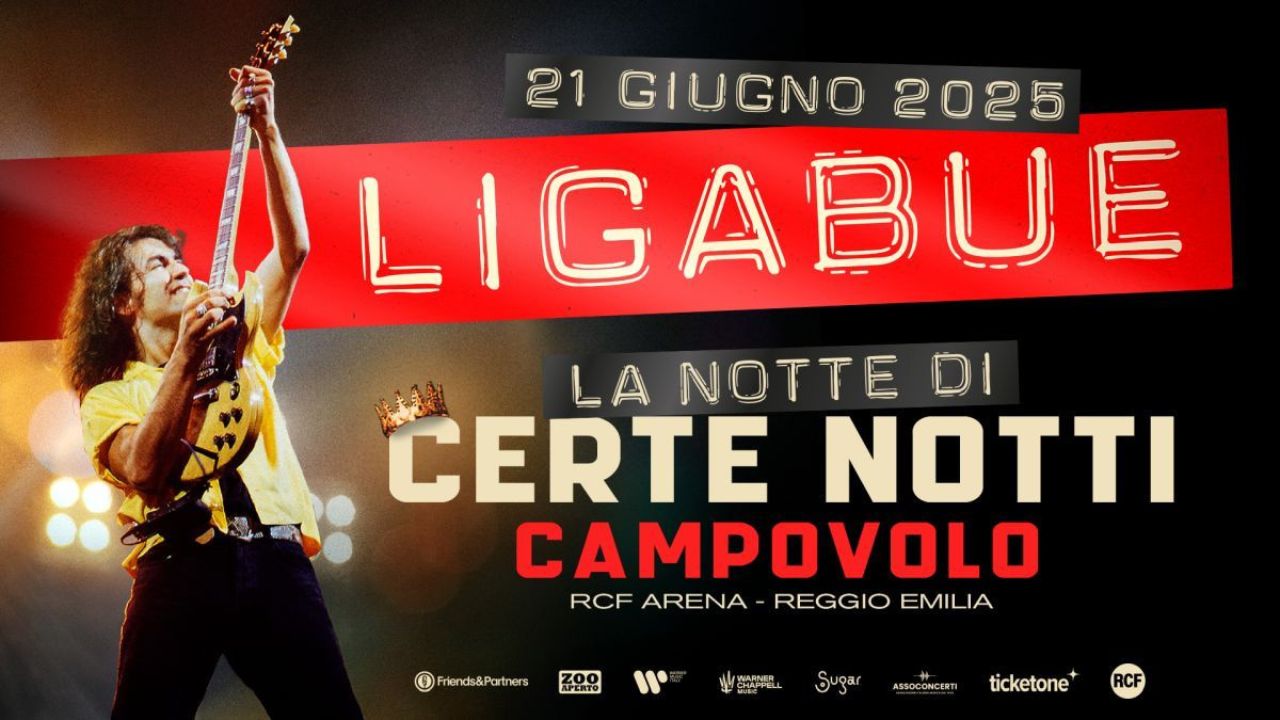 Ligabue festeggia a Campovolo i 30 anni di “Certe notti”