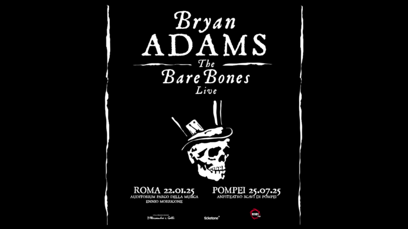 Bryan Adams in Italia per due concerti in versione acustica