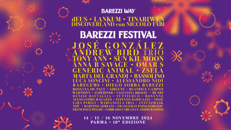 Barezzi Festival 2024, dal 14 al 16 novembre a Parma