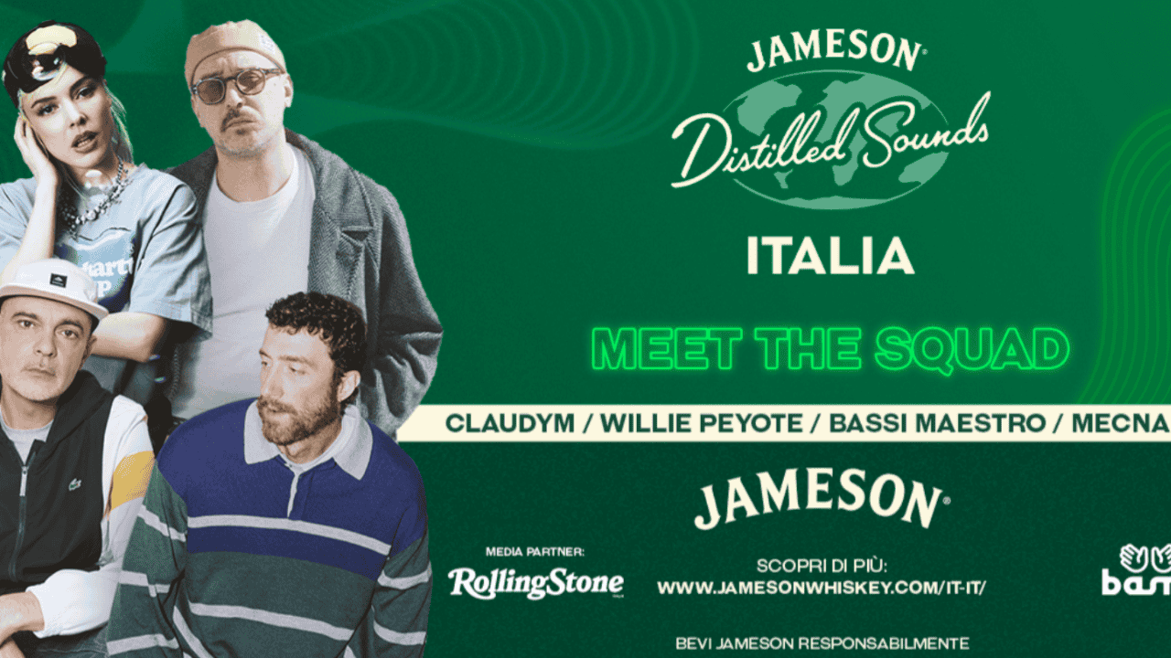 Jameson Distilled Sounds arriva in Italia con tre appuntamenti live