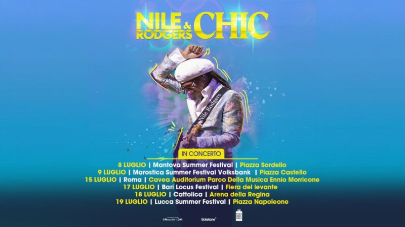 Nile Rodgers & Chic in Italia nel 2025