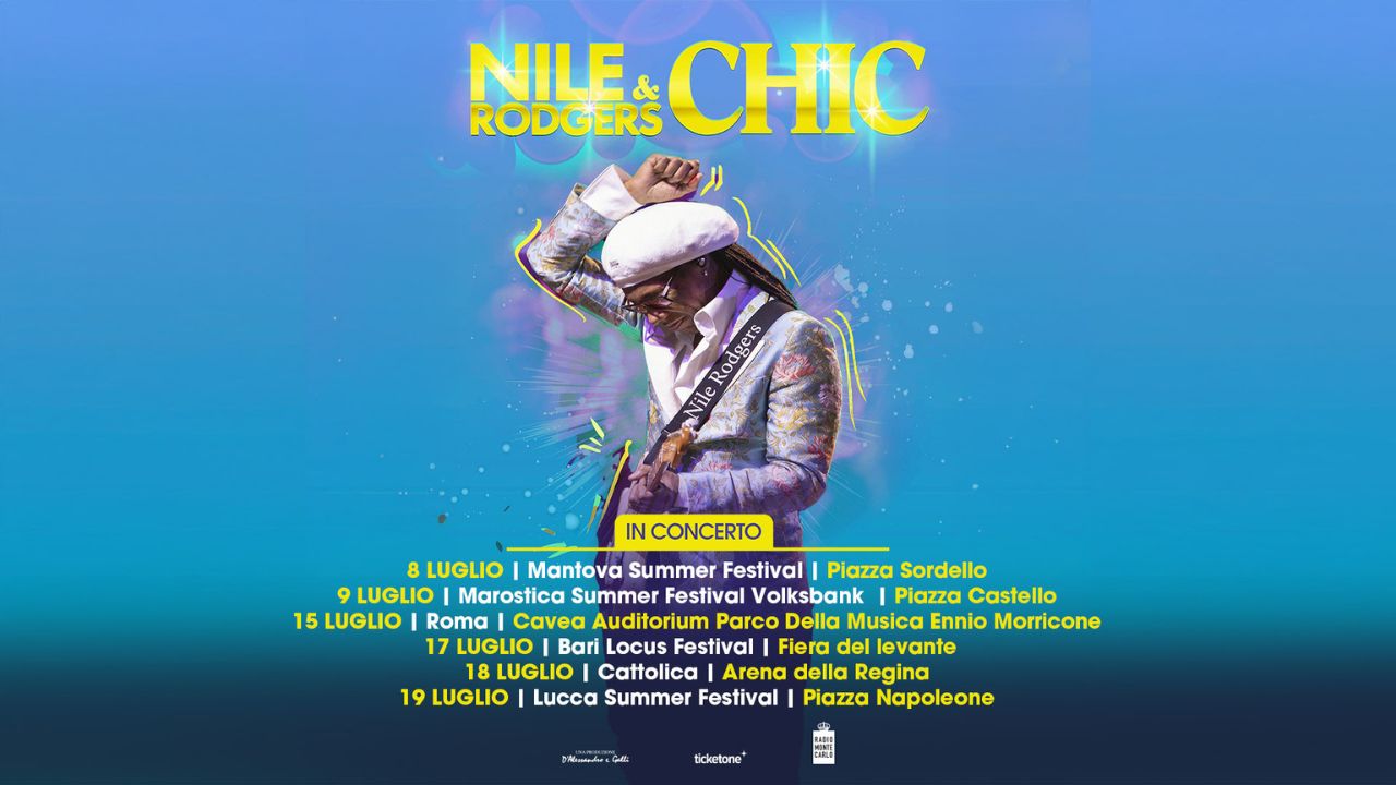 Nile Rodgers & Chic in Italia nel 2025