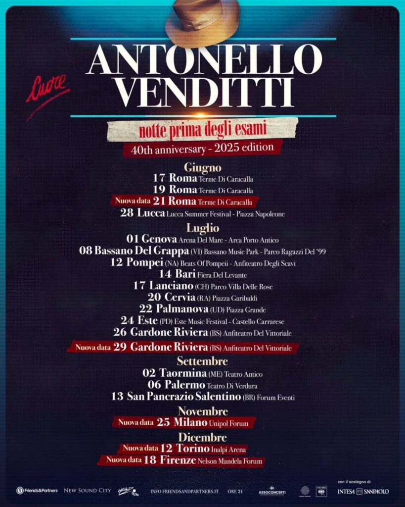 Antonello Venditti - Tour 2025