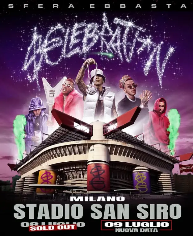 SferaEbbasta raddoppia San Siro